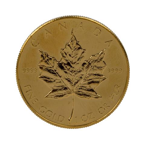 Kanada - 50 DOllars 1988, 1 Unze Gold,