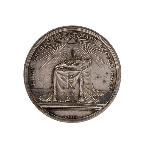 Loos, Daniel Friedrich, gut bekannter Medailleur (1735/1819), Silbermedaille ohne Jahr