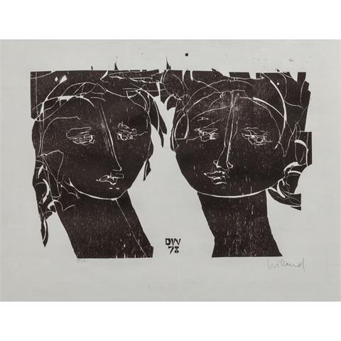 WILLAND, DETLEF (1935) "Zwei Frauen"