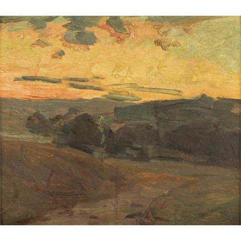 REINIGER, OTTO (1863-1909), "Abendbeleuchtung",