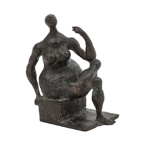 NUSS,KARL ULRICH (1943) "Sitzender weiblicher Akt"