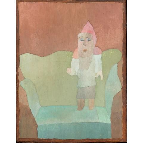 KAESDORF, JULIUS (1914-1993) "Figur im Sessel"