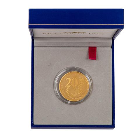 Frankreich/GOLD - 20 Euro 2002 Säerin,