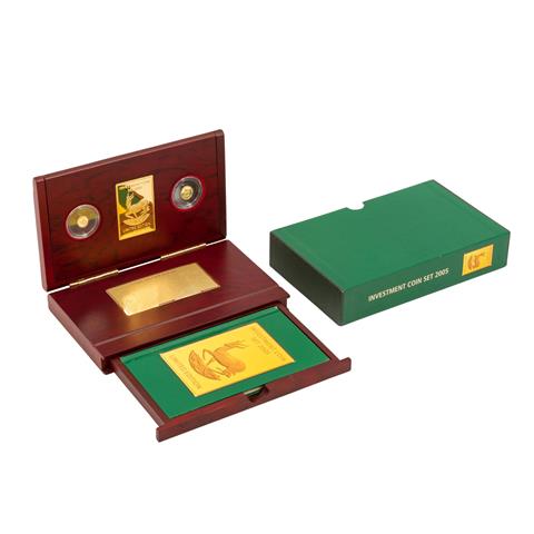 Liberia/GOLD - Investment Coin Set 2005