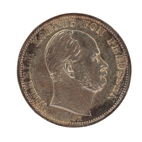 AD - Preußen, Wilhelm I, Ein Vereinstaler 1870 A