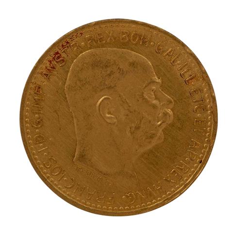 Österreich/GOLD - 10 Kronen 1912 NP,