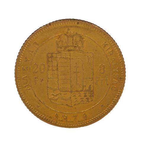 Ungarn - 8 Forint 1879/KB,