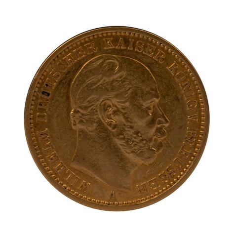 Preussen/GOLD - 20 Mark 1876 A Wilhelm I.,