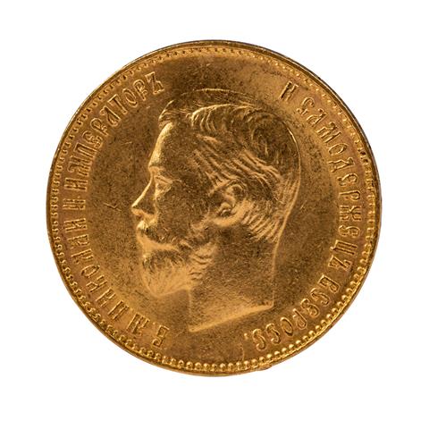 Russland/GOLD - 10 Rubel 1902 r