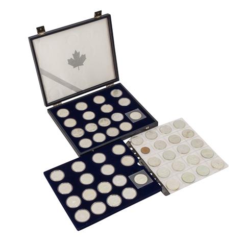 Kanada - Schatulle mit den offiziellen Silbergedenkmünzen,
