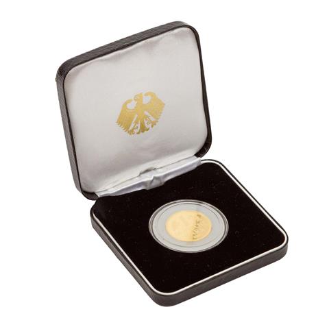 BRD/GOLD - 1 Deutsche Mark in Gold 2001 J