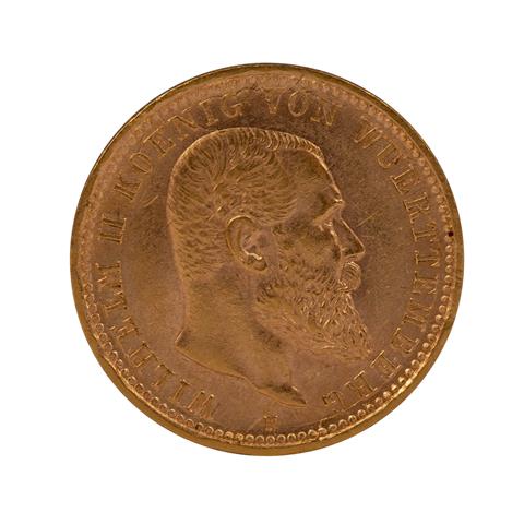 Württemberg/GOLD - 10 Mark 1906 F