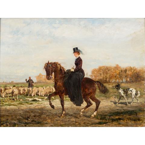 BRENDEL, ALBERT H. (1827-1895) "Guten Morgen, gnädige Frau"