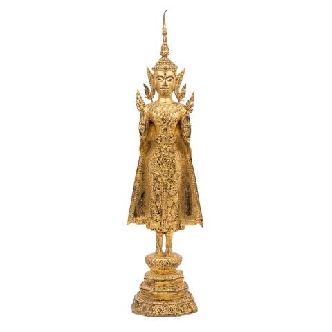 Buddha im Fürstenschmuck. THAILAND/RATANAKOSIN-Stil,