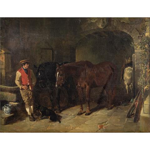 HERRING, JOHN FREDERICK I (1795-1865) "In der Schmiede"