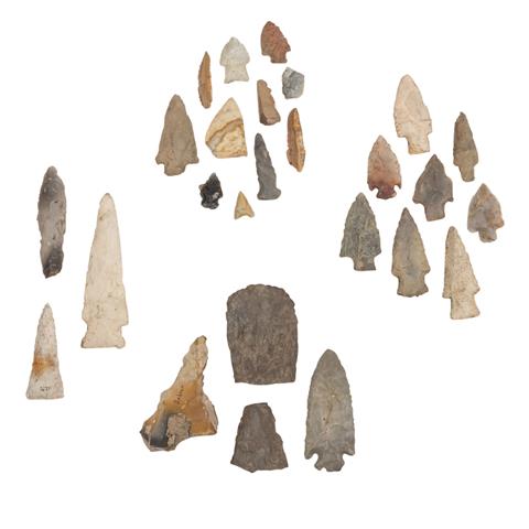 Prähistorische Steinwerkzeuge -