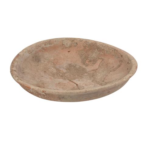 Antike Keramik - einfacher Speiseteller/kleine Platte aus dem Mittelmeerraum,