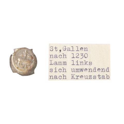 Schweiz, St. Gallen - Vierzipfelig, ohne Jahr, 13. Jahrhundert,