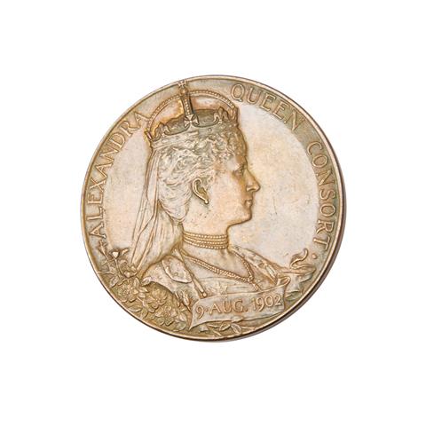 GB - Bronzemedaille 1902, Edward VII. und Alexandra,