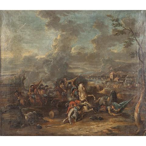BREYDEL, FRANS (Antwerpen 1679-1750 ebenda), "Reiterschlacht aus dem Türkenkrieg",