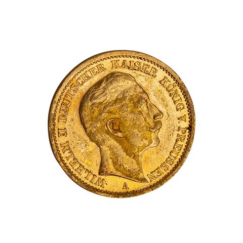 Preussen/GOLD - 20 Mark 1909 A