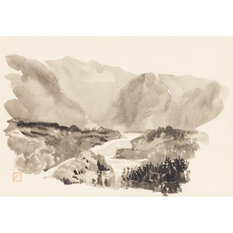 Sumi-Malerei, JAPAN, 20. Jh.,