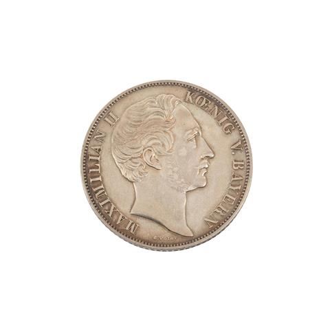Altdeutschland / Bayern - 2 Gulden 1856, König Ludwig II.,