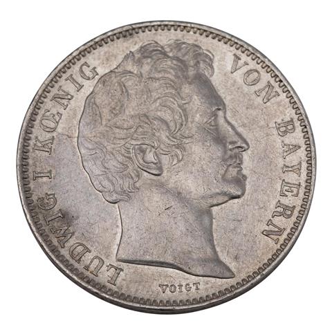 Altdeutschland / Bayern - 1/2 Gulden 1844, König Ludwig I,