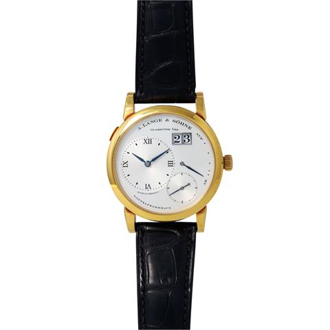A. LANGE & SÖHNE Lange 1 "Blaue Zeiger", Ref. 101.022. Armbanduhr.