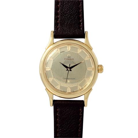 OMEGA Vintage Constellation Pie-Pan Chronometer Herren Armbanduhr, Ref. 2852-2853 SC. FULL SET aus 1959.