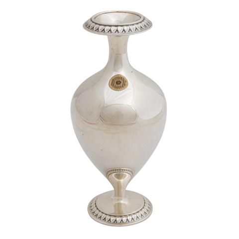 KOCH & BERGFELD Soliflore-Vase, 925 Silber, 20. Jh.