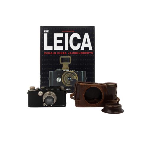 LEICA III SCHWARZ IN ORIGINALETUI UND BUCH „Die Leica“ Alessandro Pasi,