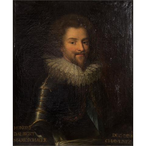 MALER 17. Jh., wohl Frankreich, "Honoré d'Albert, Duc de Chaulnes und Pair von Frankreich (1581-1649)",