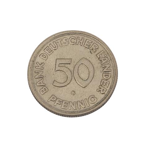 BRD - 50 Pfennig 1950 G Bank Deutscher Länder,