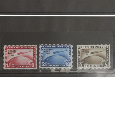 Deutsches Reich 1931 ** MiNr, 456/58 Flugpostmarken Kat.-Wert: 4.000,-€