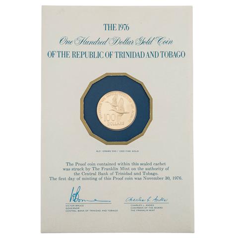 Trinidad und Tobago/GOLD - 100 Dollars 1976,