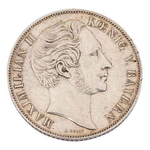 Bayern - 2 Gulden 1852, Maximilian II.,