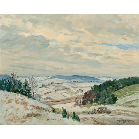 UMGELTER, HERMANN (1891-1962), "Winter auf der Schwäbischen Alb",