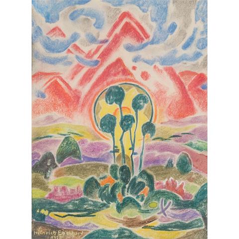 EBERHARD, HEINRICH (1884-1973), "Landschaftliche Vision",