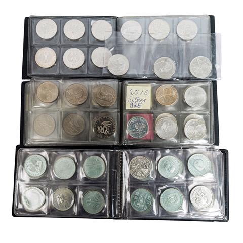 BRD Sammlung mit insgesamt 101 Münzen