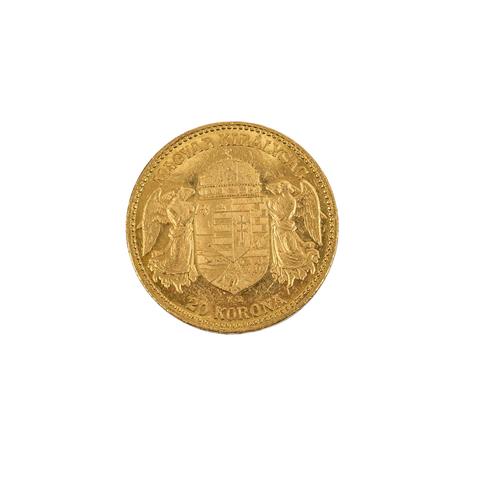 Österreich / Ungarn / GOLD - 20 Kronen 1893/KB,