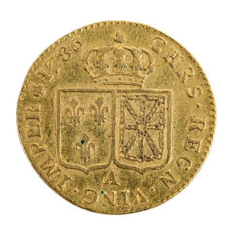 Frankreich /GOLD, Ludwig XVI, Louis d'or, 1786 A
