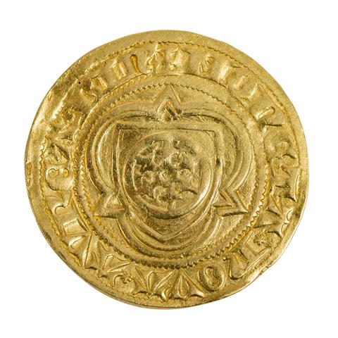 Erzbistum Mainz, 1 Goldgulden o.J., Konrad III. von Dhaun (1419-1434) - Bingen-,