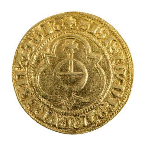 Schweiz, Reichsmünzstätte Basel, 1 Goldgulden  o.J. , Kaiser Sigismund (1433-1437)
