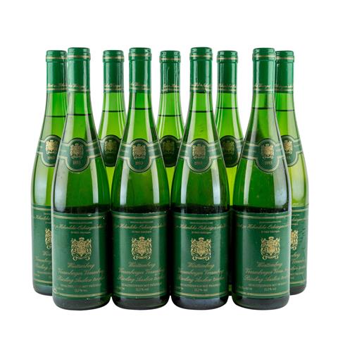 FÜRST ZU HOHENLOHE-OEHRINGEN 9 Flaschen VERRENBERGER 'VERRENBERG' AUSLESE 1993