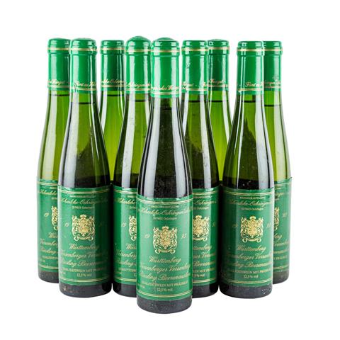 FÜRST ZU HOHENLOHE-OEHRINGEN 10 Flaschen VERRENBERGER 'VERRENBERG' BEERENAUSLESE 1990