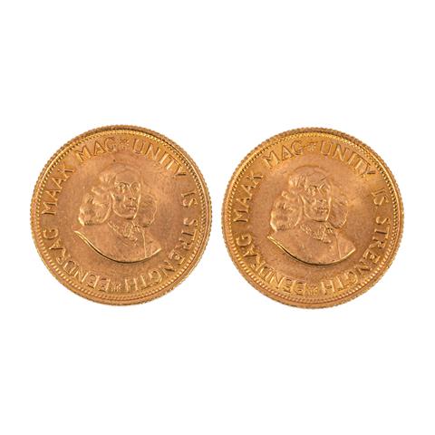 Südafrika /GOLD - 2 x 2 Rand 1968,