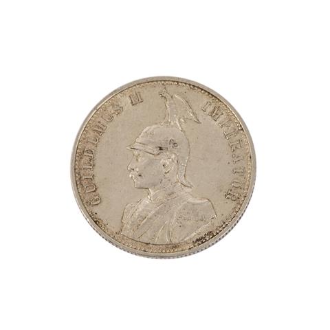 DOA - 1 Rupie 1891, Guilelmus II.,
