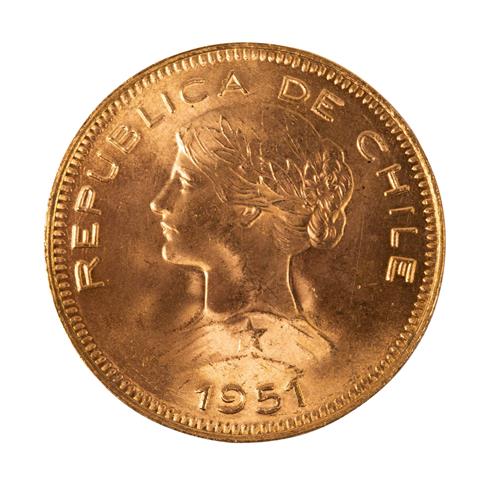 Chile /GOLD - 100 Pesos 1951