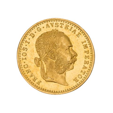 Österreich /GOLD - Josef I.  1 Dukat 1915/NP